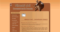 Desktop Screenshot of nemecky-pinc.cz